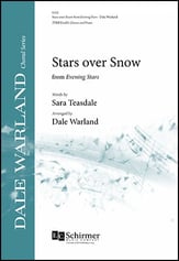 Stars over Snow TTBB choral sheet music cover